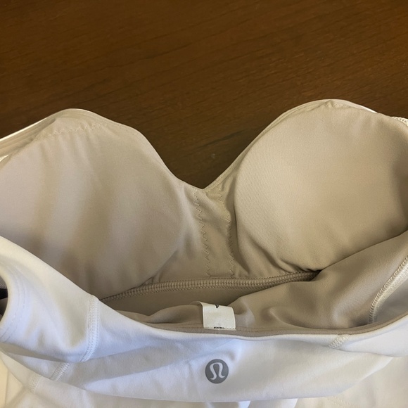Lululemon Align Tank w/Built-In Bra sz 4 White - Picture 2 of 5